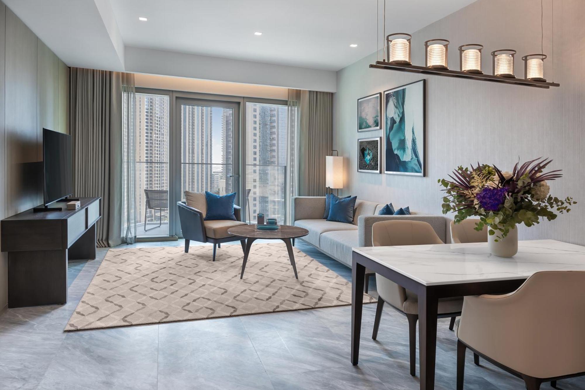 Executive Suite mit Stadtblick, Kingsize-Bett und Zugang zur Club Lounge - Nachmittagstee, Getränke und Kanapees am Abend, ganztägige Erfrischungen